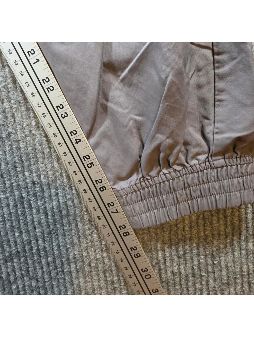 Nike Sportswear Woven Jogger Pants Mens Gray Embroidered Swoosh Drawstring